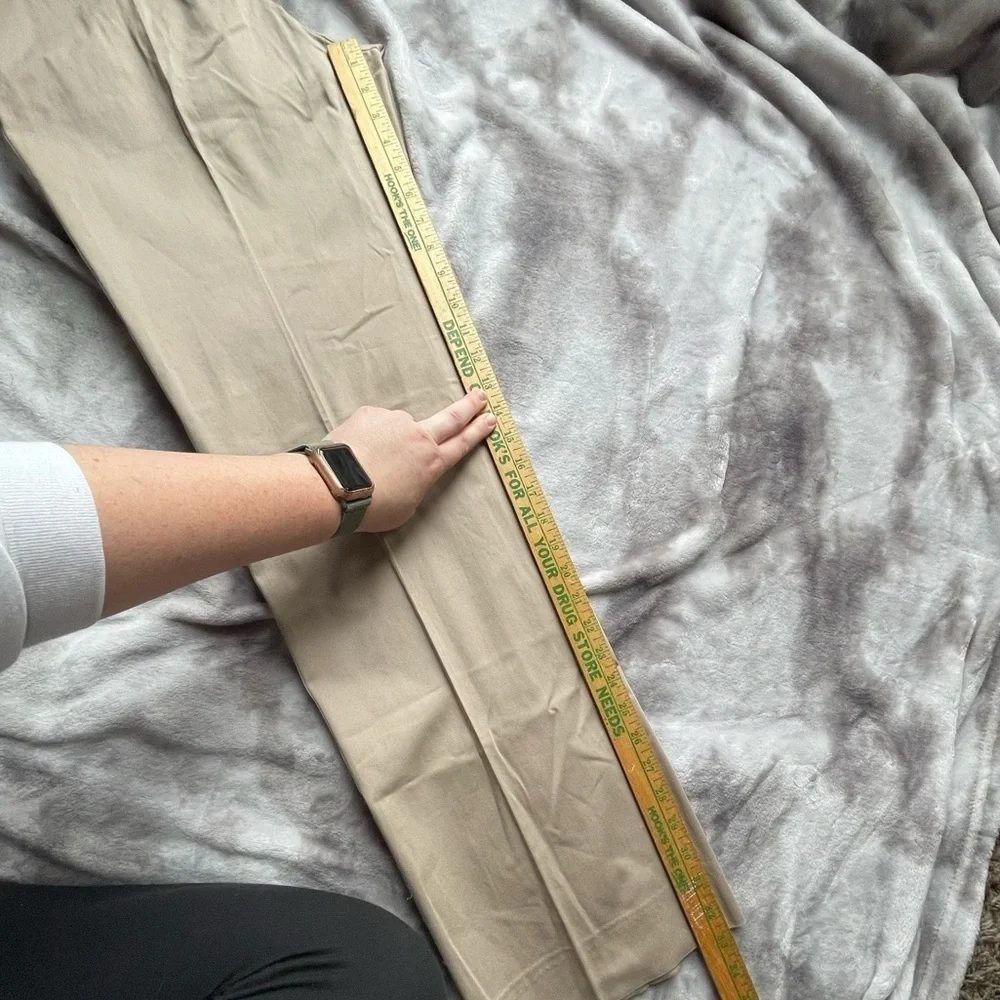 Lavia khaki tan cotton career wear pants